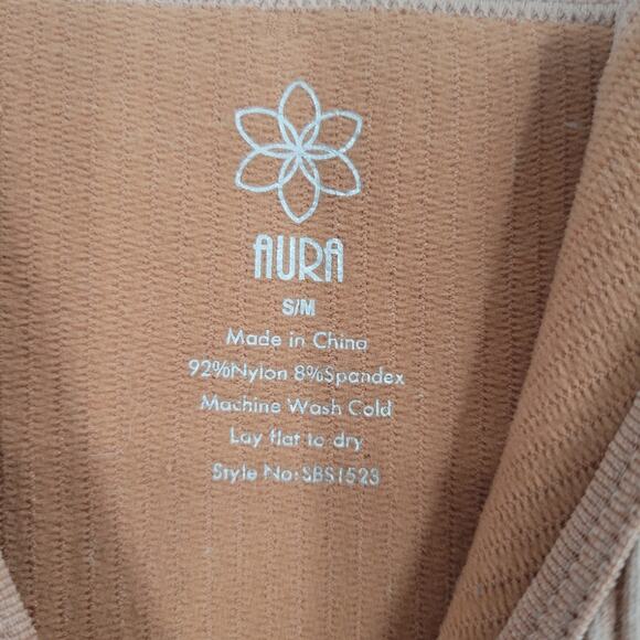Aura body suit brown tan size S/M - Picture 4 of 5